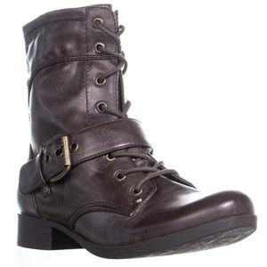 G by GUESS BLEAKER BROWN BOOT - NWT - 8M